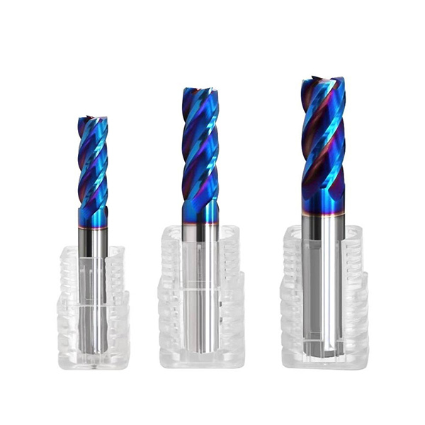 high performance 4 flute solid carbide square end mills for hardened steel